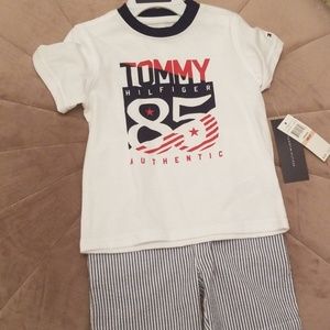 Tommy Hilfiger two piece toddler outfit 2T